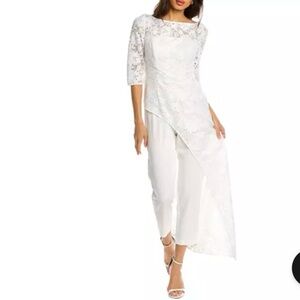 NWOT Kay Unger Delia maxi romper davina style floral size 2 reg $428